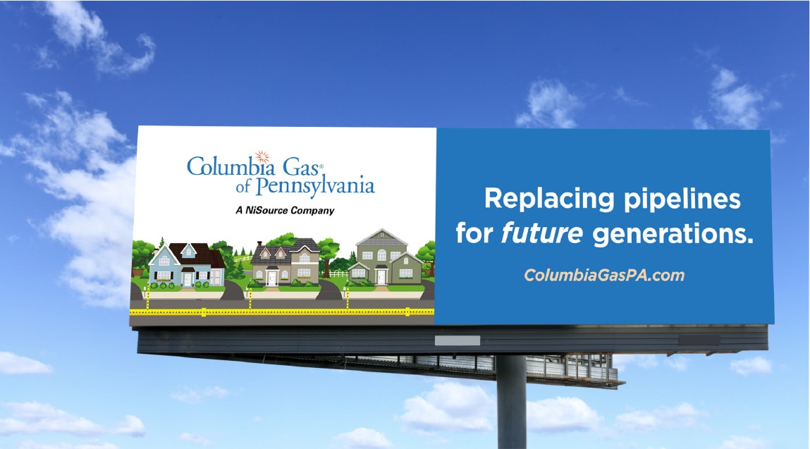 Columbia Gas Billboard Sample